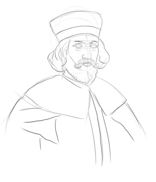 Нарисовать Ивана Сусанина