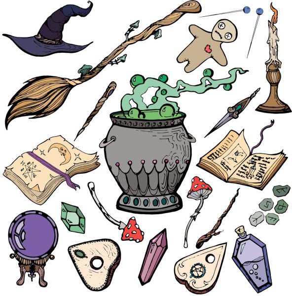 Стикеры ведьма