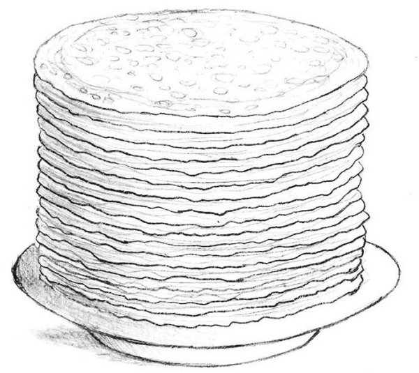 Масленица рисунок