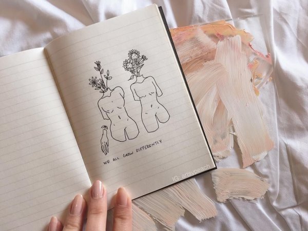 Рисунки для блокнота легкие