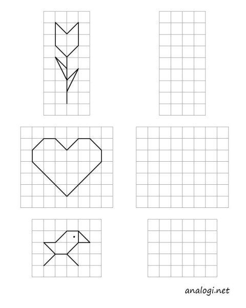 Клеточки рисунок тетрадный