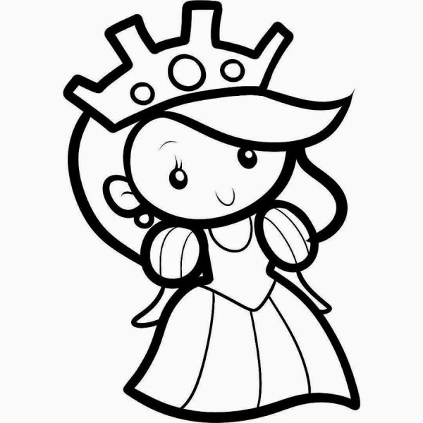 Принцесса рисунок