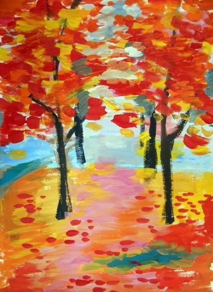 Рисунок красота осени