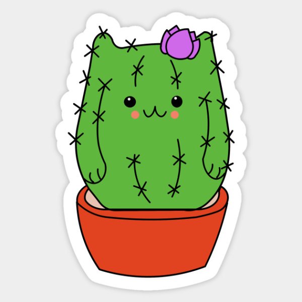 Наклейки кактусы