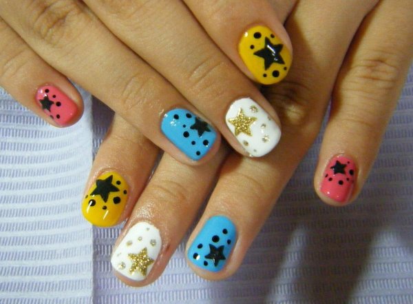 Ногти для подростков легкие