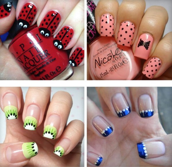 Дизайн ногтей абстракция