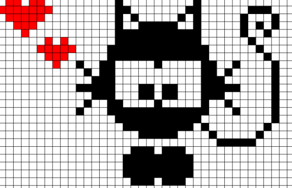 Рисунки в клетку маленькие