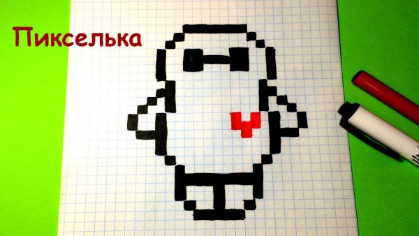 Рисунки ручкой в тетради в клетку