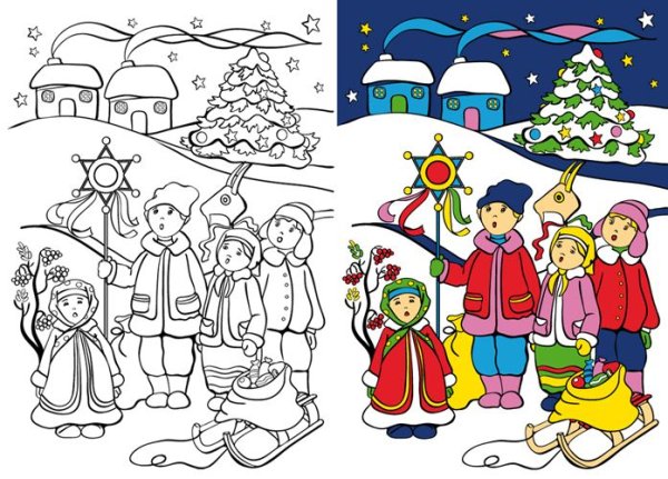 Рисунки Вифлеемская звезда рождение Иисуса Христа