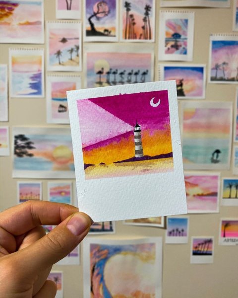 Фотокарточки для рисования