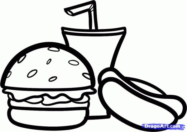 Рисовать еду карандашом