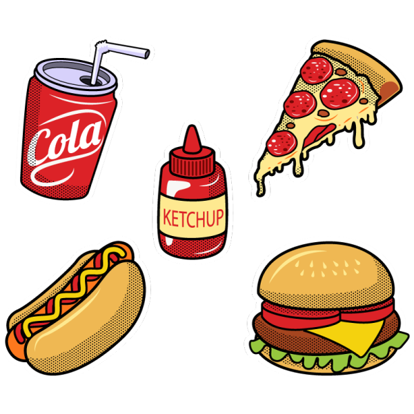 Нарисованная еда