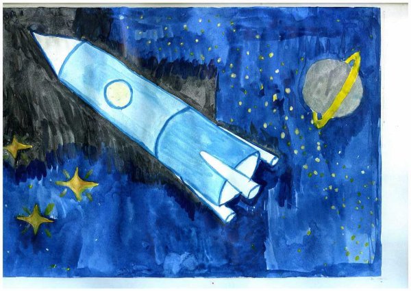 Лёгкие рисунки космоса