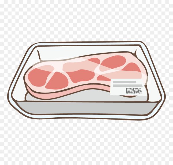 Нарисовать кусочек мяса