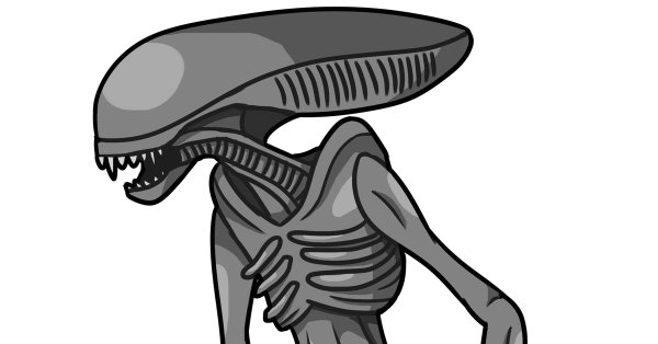 Как нарисовать чужого