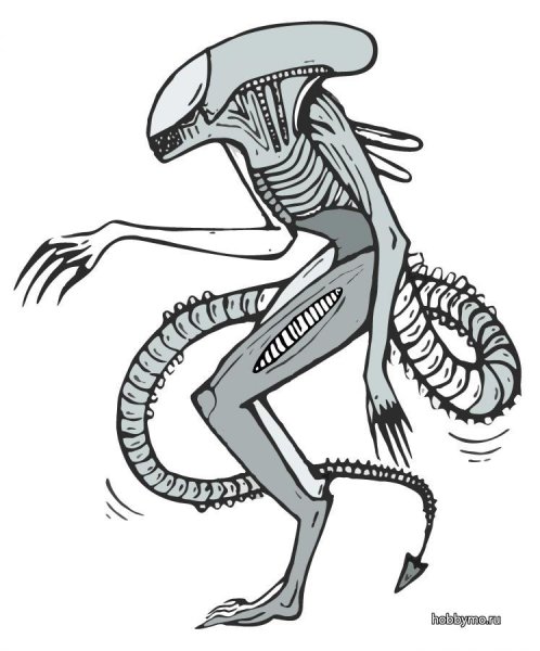 Чужой нарисовать