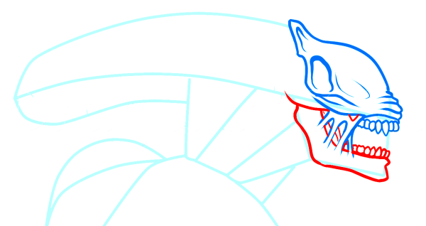 Поэтапное рисование чужого