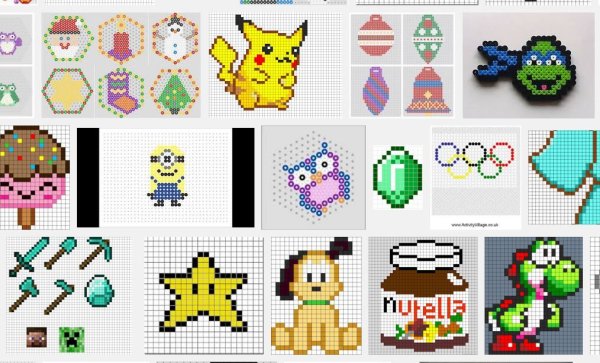 Схемы для термомозаики для детей