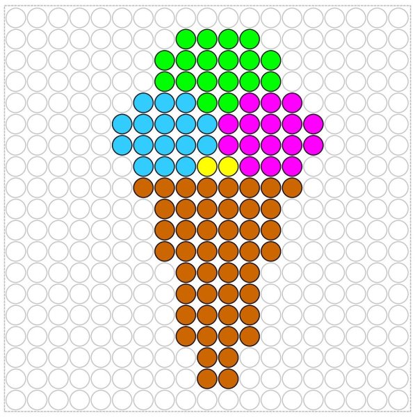 Термомозаика схемы мороженое