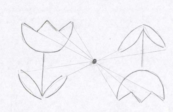 Центральная симметрия рисунки