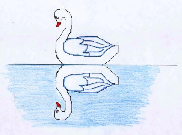 Чертеж осевой и центральной симметрии