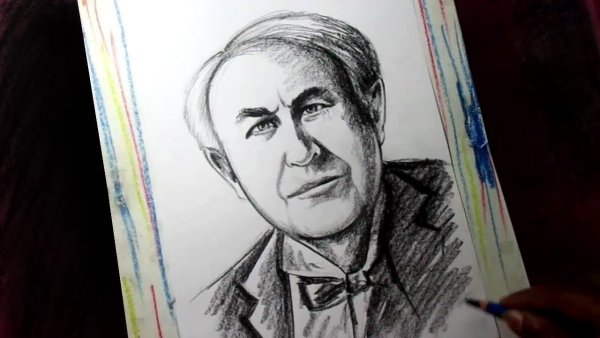 Эдисон для срисовки