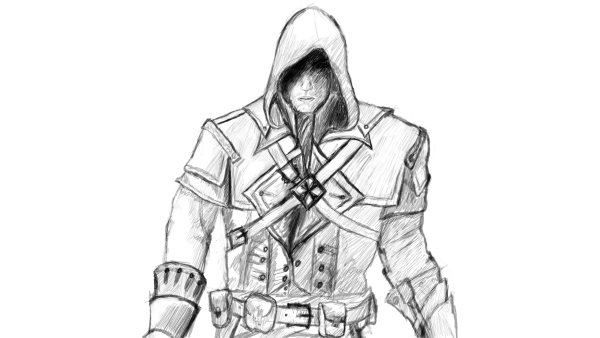 Ассасин Крид для срисовки