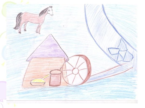 Нарисовать иллюстрацию к рассказу теплый хлеб