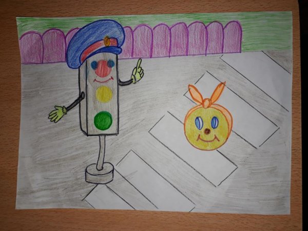 Светофор рисунок