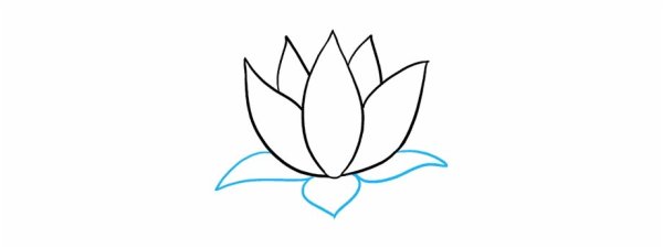 Лотос нарисовать легко