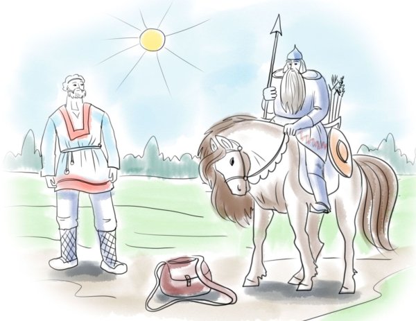 Святогор богатырь и Микула Селянинович