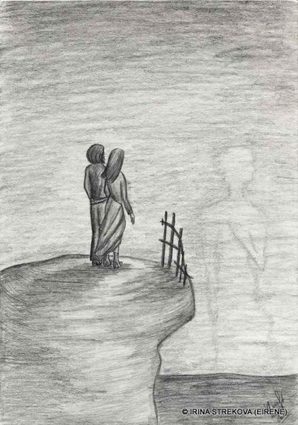 Одиночество рисунок