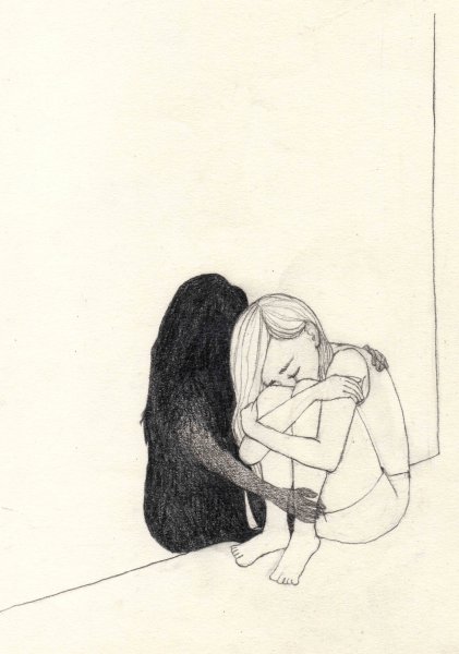 Рисунки для срисовки на тему одиночество