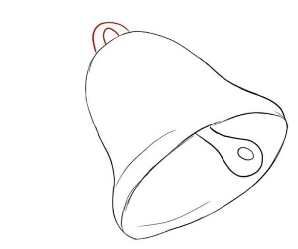 Колокол рисунок карандашом