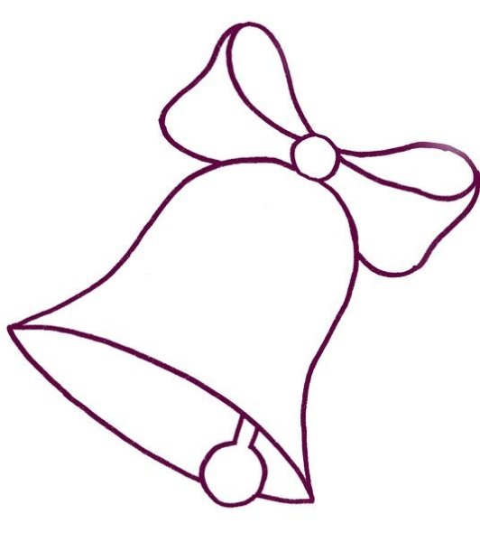 Колокольчик раскраска