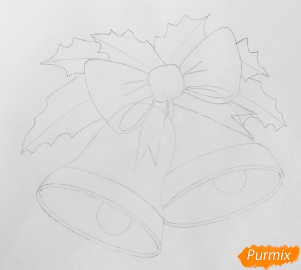 Колокольчик карандашом школьный