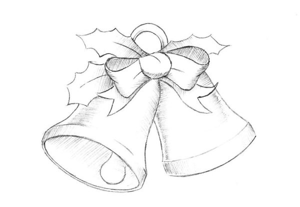 Колокольчик карандашом школьный