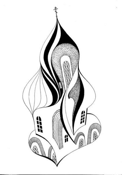 Абстракция рисунки карандашом