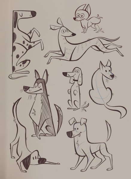 Стилизованная собака