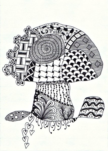 Медитативное рисование Зентангл