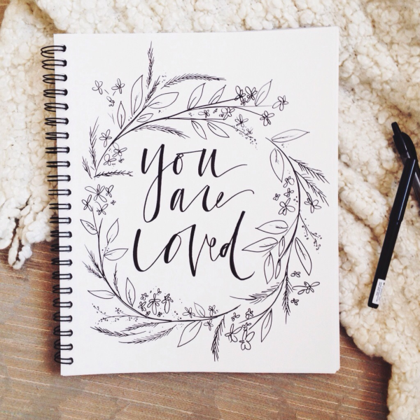 Красивые надписи в скетчбук