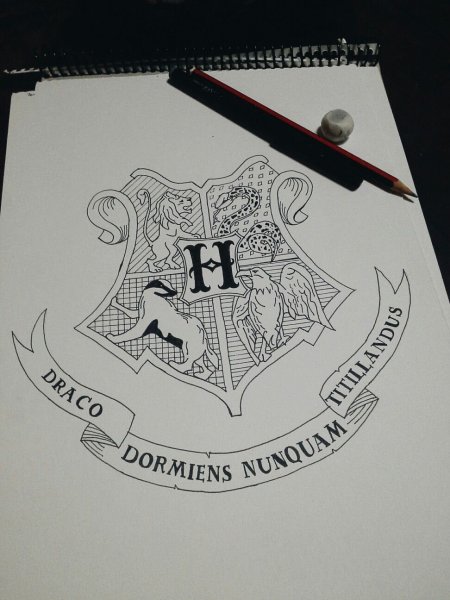 Хогвартс раскраска