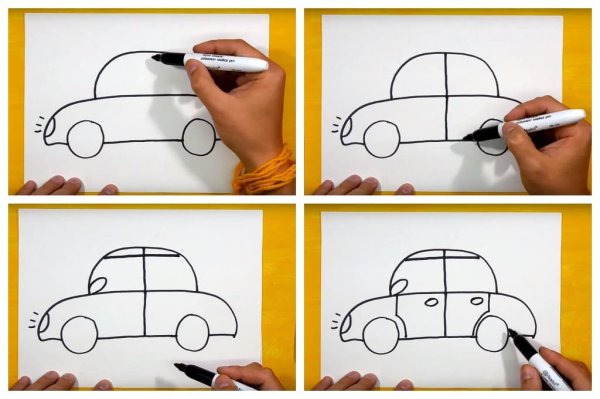 Машинки для рисования детям