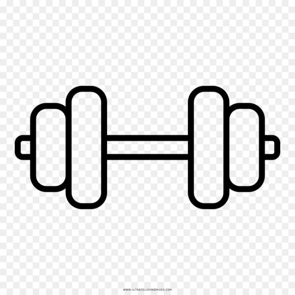 Гантели рисовать