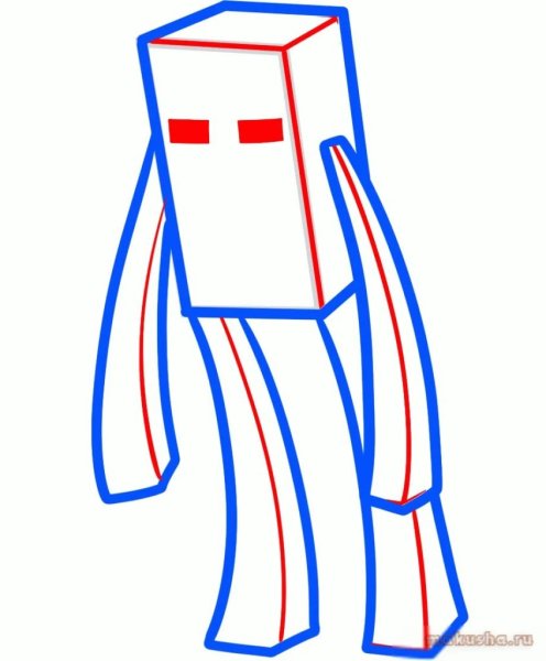 Рисунок майнкрафт карандашом