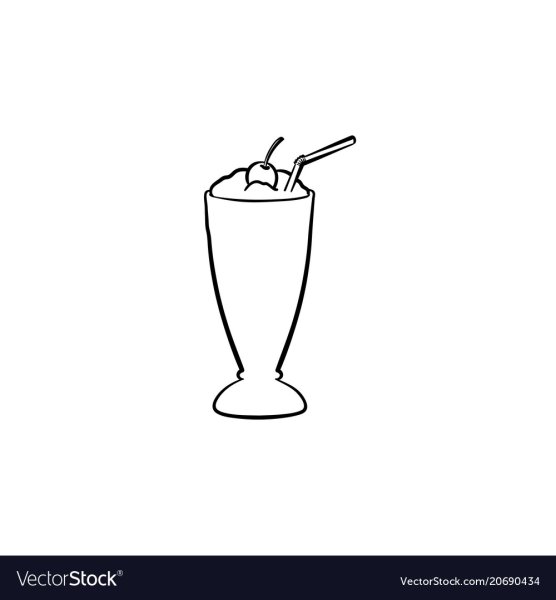 Коктейль для срисовки легко