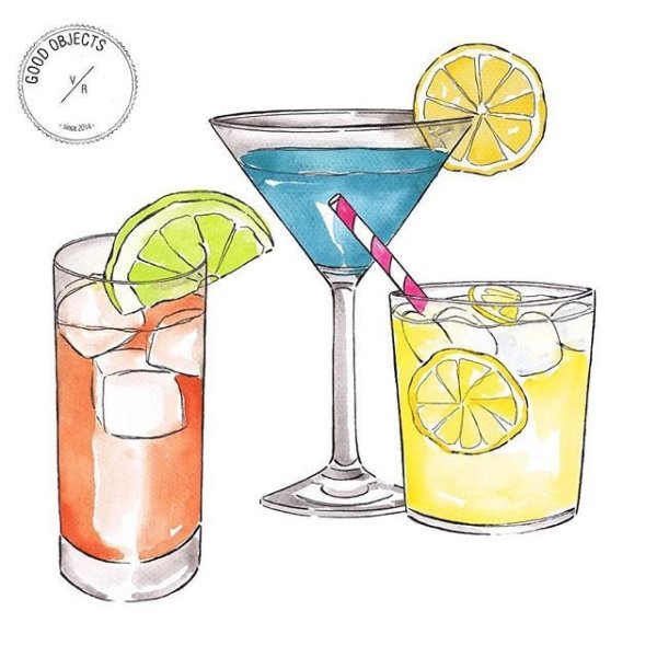 Раскраски напитки