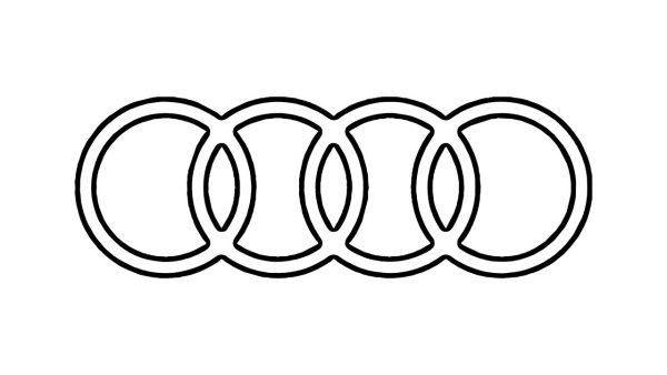 Трафарет Ауди