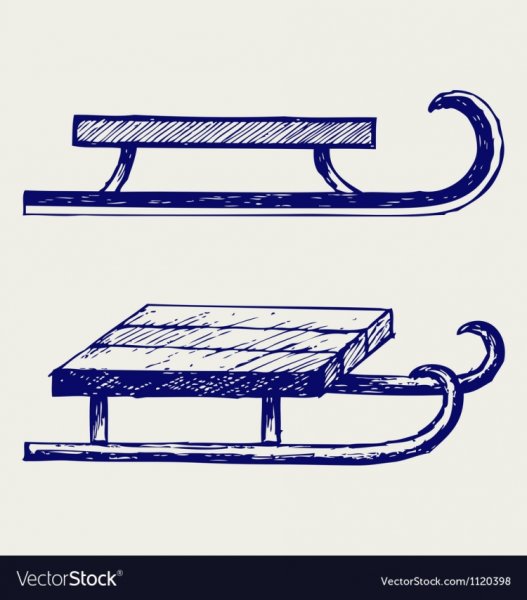 Рисование санки