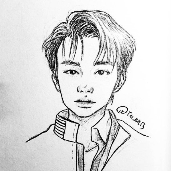 Феликс Stray Kids рисунок